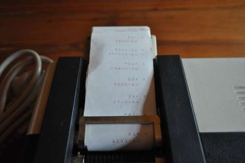 Vintage Sperry Remington Calculator