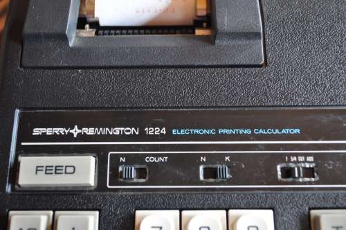 Vintage Sperry Remington Calculator