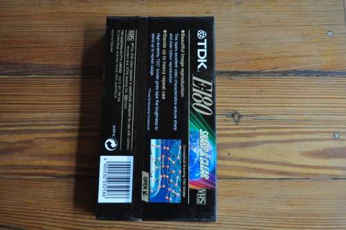 Blank TDK VHS Cassettes x2