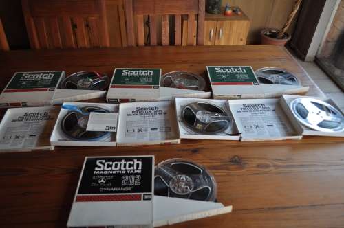 Vintage Reel To Reel Tapes