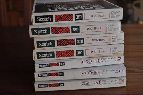 Vintage Reel To Reel Tapes