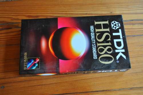 Blank TDK VHS Cassettes