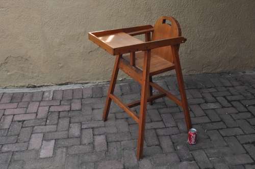 Vintage Origen Pine Kids / Baby High Chair With Tray (PLEASE NOTE NO SHIPPING COLLECT ONLY)
