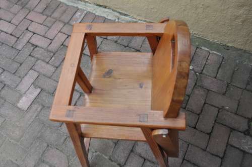 Vintage Origen Pine Kids / Baby High Chair With Tray (PLEASE NOTE NO SHIPPING COLLECT ONLY)