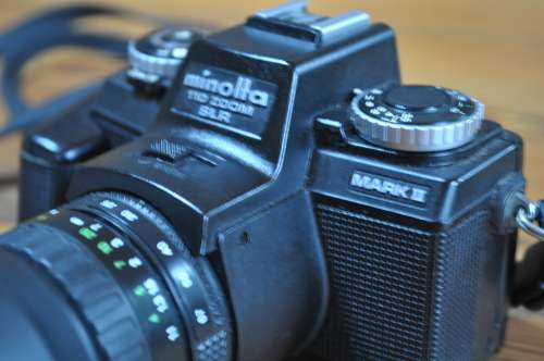 Vintage Minolta Film Camera