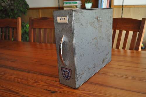 Vintage Barclays Bank Safety Deposit Metal Box (no key)