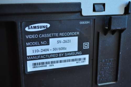 Samsung VHS VCR (tested working)