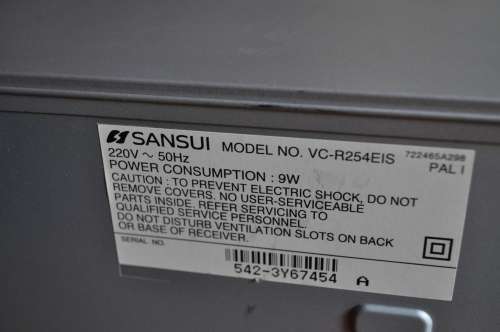 Sansui VCR (tested working)