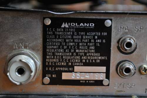 Vintage Midland Transceiver