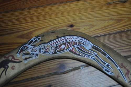 Boomerang Hand Painted (450mm)
