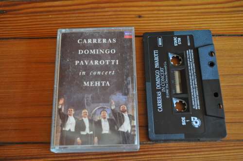Carreras Domingo Pavarotti - In Concert Mehta (Cassette)