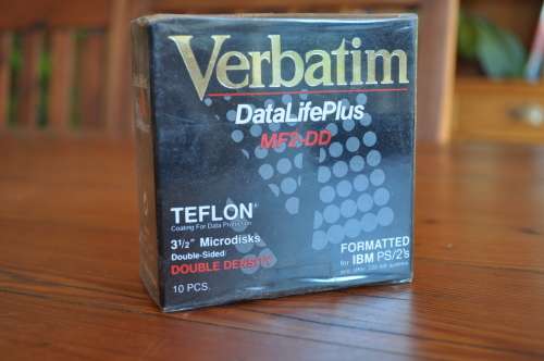 Vintage Verbatim 3  Inch Microdisks Pack Of 10 New Sealed
