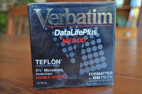 Vintage Verbatim 3  Inch Microdisks Pack Of 10 New Sealed