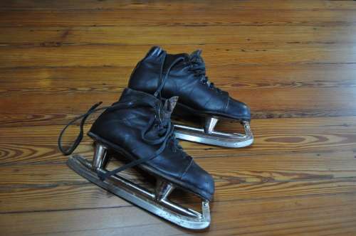 Vintage Ice Skates Made In Canada