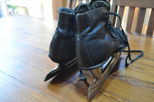 Vintage Ice Skates Made In Canada