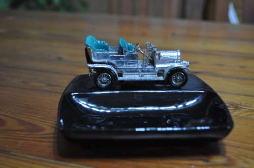 Vintage Lesley Car Ashtray  1904 Spyker Dutch Car