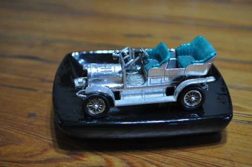 Vintage Lesley Car Ashtray  1904 Spyker Dutch Car