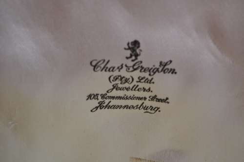 Vintage Chas Greig And Son Jewelry Gift Box