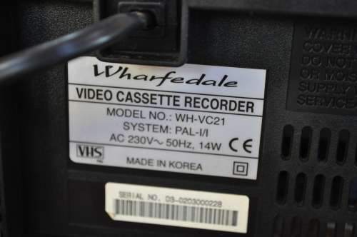Wharfedale VHS Video Cassette Recorder (with remote)