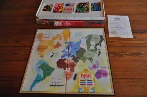 Vintage Risk Board Game (incomplete) R150