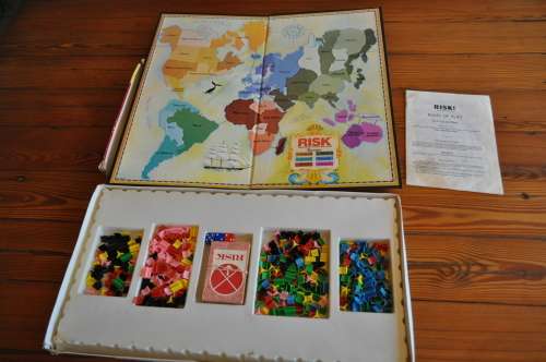 Vintage Risk Board Game (incomplete) R150