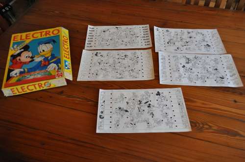 Vintage Electro Comic Matching Game (incomplete)