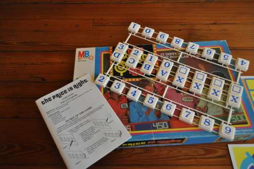 Vintage The Price Is Right Game (incomplete)