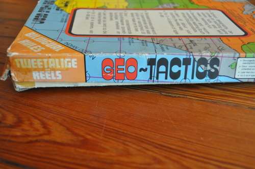 Vintage Geo-Tactics South Africa Board Game (incomplete)