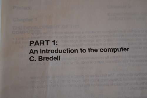 Vintage Computer Studies For Standard 8 Book
