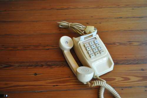 Vintage 80s Push Button Telephone