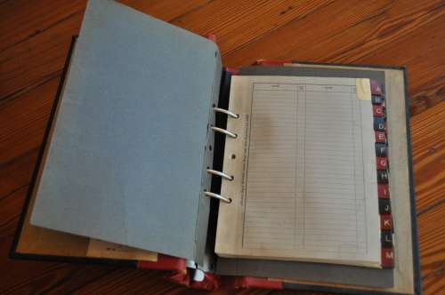 Vintage Paragon Index File
