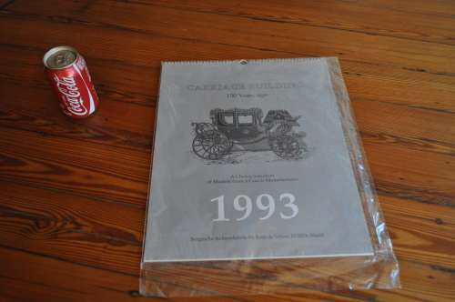 Vintage 1993 Horse-Drawn Coaches Calendar