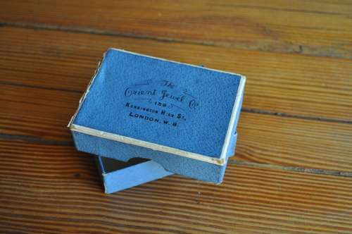Vintage The Orient Jewelry Co Empty Jewelry Box