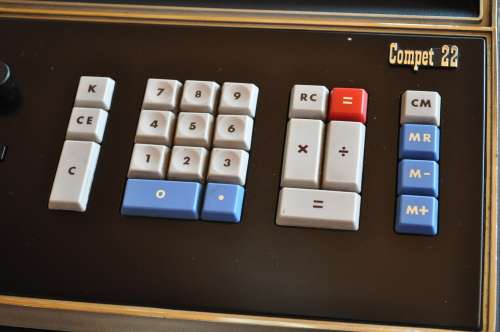 Vintage Sharp Compet CS-22A Calculator