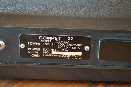 Vintage Sharp Compet CS-22A Calculator