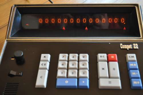 Vintage Sharp Compet CS-22A Calculator