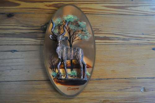 Vintage Gastone 3d Copper Art