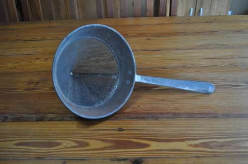 Vintage Large Cone Strainer