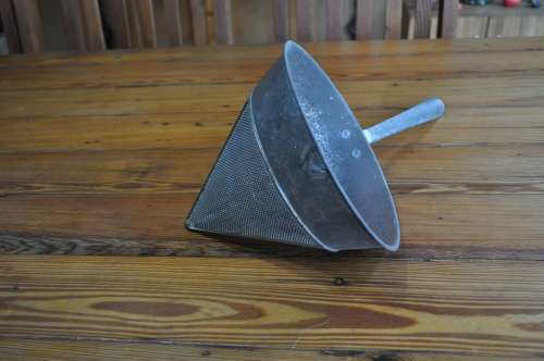 Vintage Large Cone Strainer