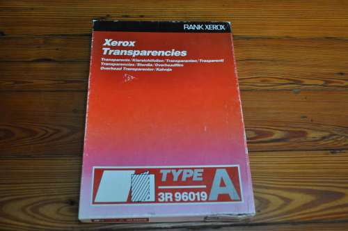 Xerox Transparencies Type A 3R 96019