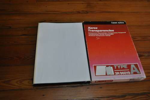 Xerox Transparencies Type A 3R 96019
