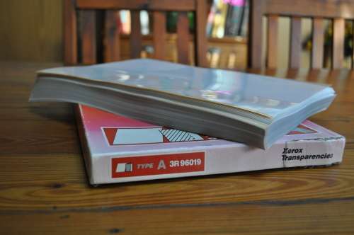 Xerox Transparencies Type A 3R 96019