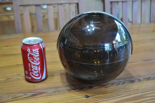 Vintage Retro Guzzini Ball Acrylic Ice Bucket Italy