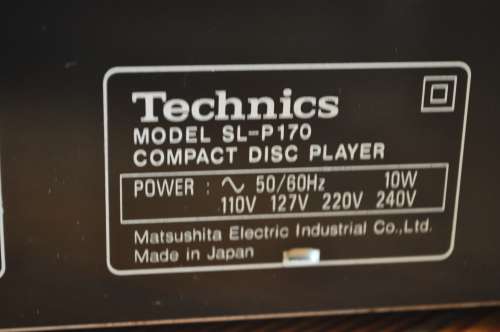 Technics CD Player