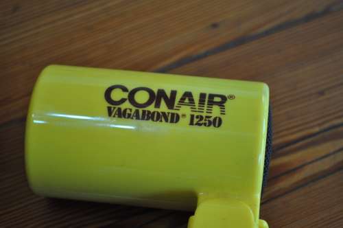 Vintage 1987 Conair Vagabond Compact Folding Hair Dryer