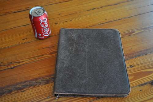 Vintage Leather Document Holder Made In England