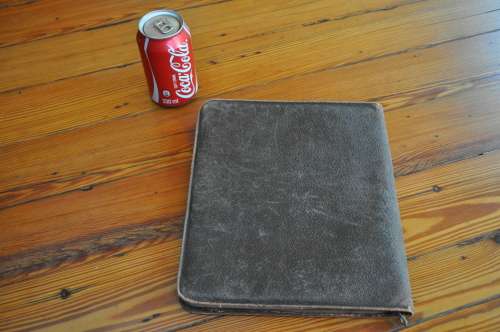 Vintage Leather Document Holder Made In England