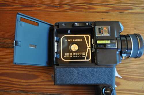 Vintage Sankyo Super 8 Cine Camera In Carry Case