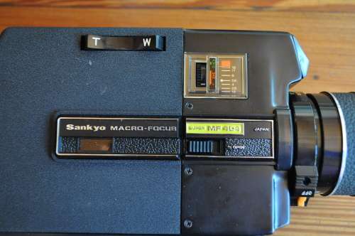 Vintage Sankyo Super 8 Cine Camera In Carry Case