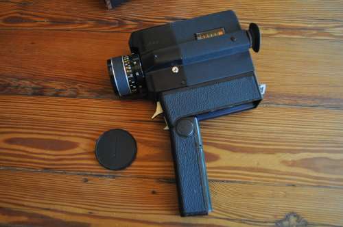 Vintage Sankyo Super 8 Cine Camera In Carry Case